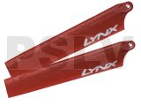 LX60857  NANO CPX   Lynx Plastic Main Blade 85 mm  ( Red)